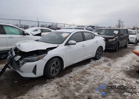 2025 Nissan Sentra Sv from USA, damaged, VIN 3N1AB8CV1SY400021